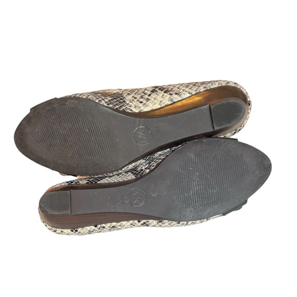Michael Kors Snake Skin Wedges Women US size 7.5 - Picture 6 of 6